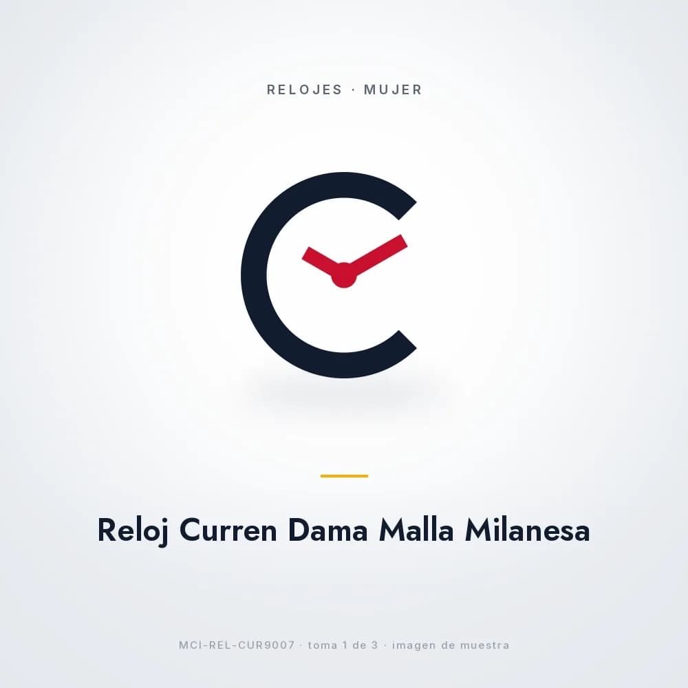 Reloj Curren Dama Malla Milanesa