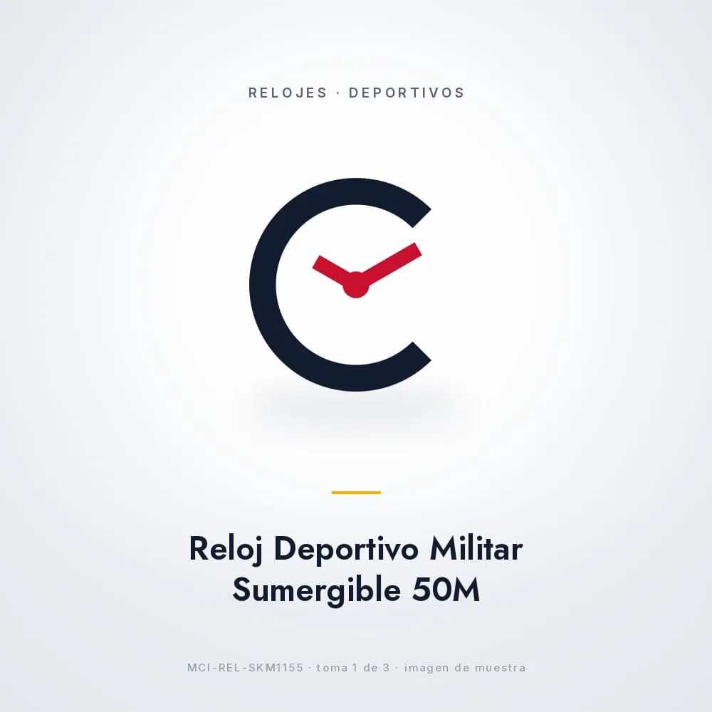 Reloj Deportivo Militar Sumergible 50M