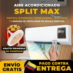 AIRE ACONDICIONADO PORTÁTIL SPLITMAX + 🎁 REGALO SORPRESA